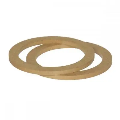 5.25  130mm Pair Of MDF Speaker Spacer Mounting Rings 8mm Thick ID 118mm • £10.99