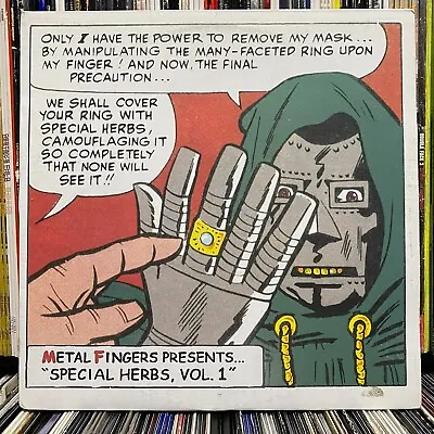 Mf Doom - Metal Fingers Presents Special Herbs Vol 1 (vinyl Lp)  2001!!  Rare!! • $449.99