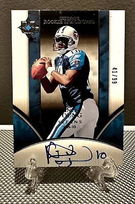2006 UD Ultimate VINCE YOUNG Auto #/99 Rookie On Card Autograph RC🔥Texas Titans • $50