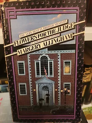 FLOWERS FOR THE JUDGE By MARGERY ALLINGHAM 1984 PAPERBACK MYSTERY • $5