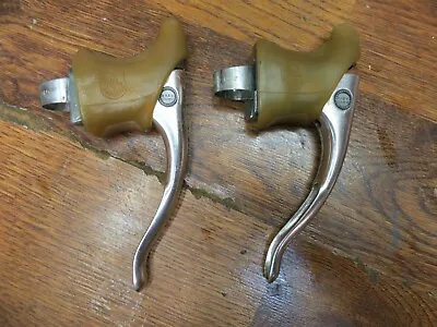 Vintage Campagnolo Brake Lever Set - Gum Hoods • $79.99