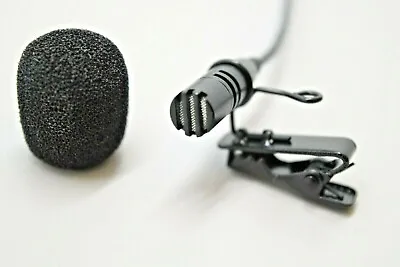 Cardioid Lapel Mic Microphone Compatible For Sennheiser AKG Shure Audio Technica • £21.95