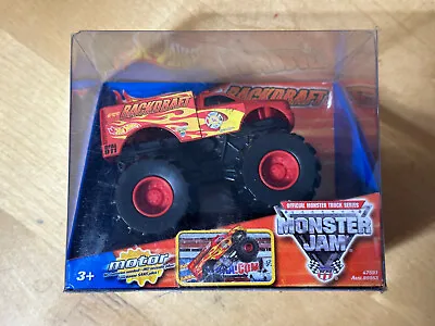 BACKDRAFT Hot Wheels Monster Jam Truck Rev Tredz Friction Motor 2002 1/43 RARE • $18.99