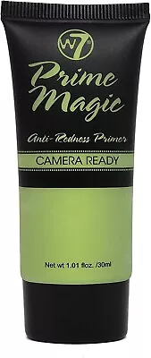 W7 Makeup Prime Magic Face Primer Camera Ready 30ml - Anti Redness New Sealed UK • £5.99