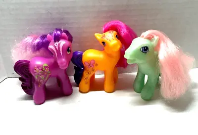 Lot Of 3 2008 My Little Pony McDonald's Happy Meal Toy Minty Scootaloo Cheerilee • $3.99