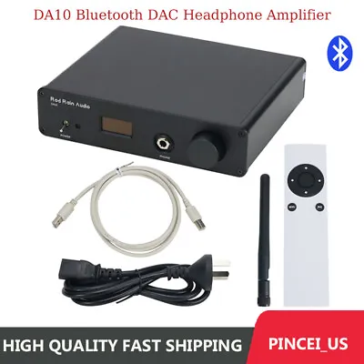 Rod Rain Audio DA10 BT5.1 Bluetooth DAC Headphone Amplifier Muses02 Op Amp Pe66 • $251.76