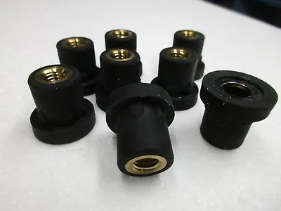 8 Rubber Vibration Isolator Mounts M8-1.25 Internal See Pics For Dimensions • $9.99