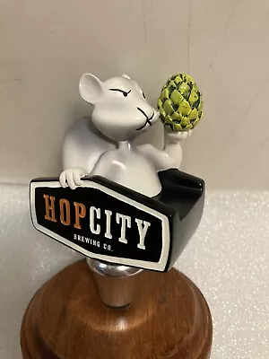 HOP CITY BREWING MOOSEHEAD BARKING SQUIRREL Short Draft Beer Tap Handle. CANADA • $45