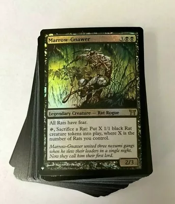 ***Custom Commander Deck*** Marrow-Gnawer - Updated Rat Tribal - MTG EDH • $125.85