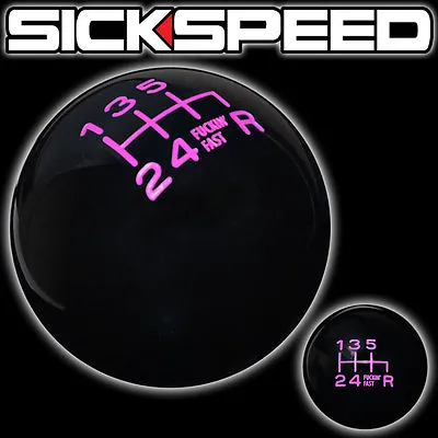Black/pink Fing Fast Shift Knob For 6 Speed Short Throw Shifter 10x1.25 K09 • $24.55