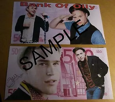 Olly Murs Novelty 500 Euro Bank Note Birthdays Xmas Gift Banknote • £0.99