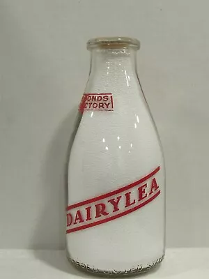 SRPQ Milk Bottle Dairylea Dairy Syracuse NY ONONDAGA COUNTY 1944 WW2 War Slogan • $34.99