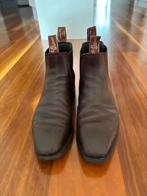 RM Williams Boots Shoes Men’s 7.5 G Dark Brown Rum Comfort Craftsman • $275