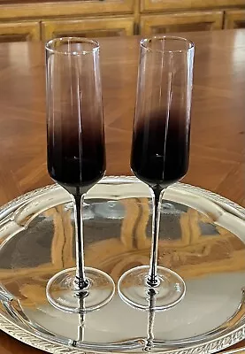 JoyJolt  Black Swan  Champagne Glasses (Set Of 2) • $39