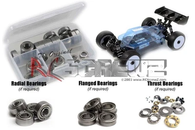 $55.79 • Buy RCScrewZ XRAY XB9e 1/8th (#350151) Metal Shielded Bearing Kit - Xra047b