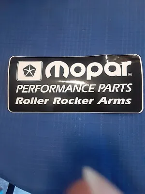 $3.60 • Buy Vintage Mopar Performance Parts Roller Rocker Arms Sticker (Decal)