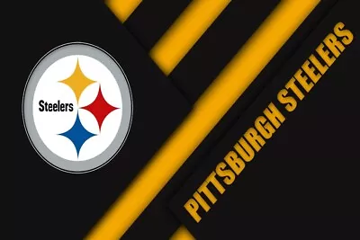 Pittsburgh Steelers NFL Team Football Home Decor Art Print Poster LARGE 36 X24  • $25.99