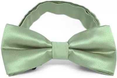 Tiemart Pre-Tied Adjustable Men's Band Collar Bow Tie • $43.98