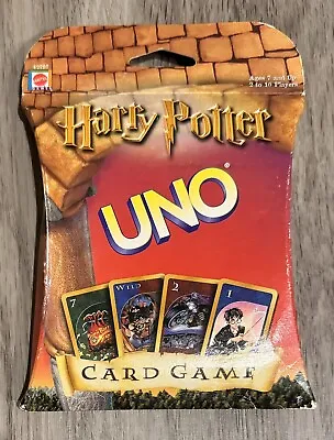 Mattel Harry Potter UNO Card Game Mattel 2000 • $74.97