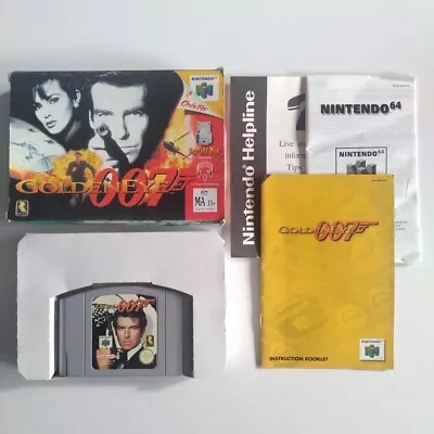 Goldeneye 007 (Nintendo 64 N64 AUS PAL Game | Boxed Complete Inc Manual | VGC) • $99.95