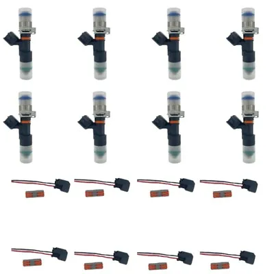 8Pcs 700cc Fuel Injector For Bosch EV14 Pontiac Chevy Ford Mustang LX SVT Cobra • $63.45