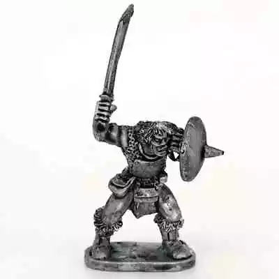 £2.30 • Buy Half Orc With Sword Held High 28mm Unpainted Metal Wargames