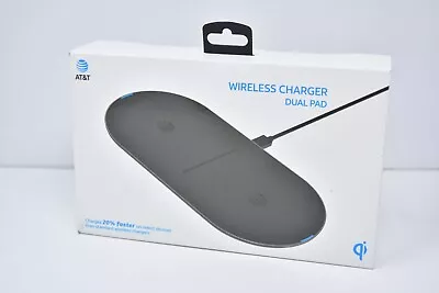 AT&T Fast Charge Dual Wireless Charging Pad For IPhones Galaxy Pixel LG Phones • $13.75