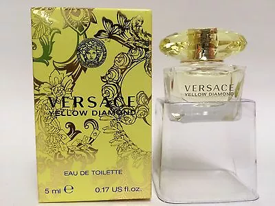 Versace Yellow Diamond Mini Perfume Splash 0.17 Oz New In Box • $19.95