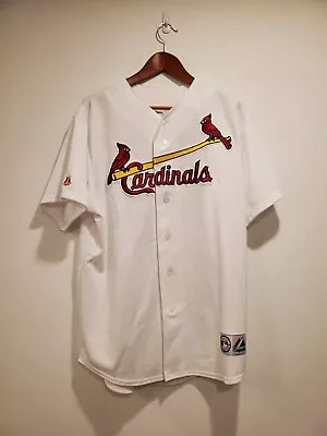 St. Louis Cardinals Jersey Albert Pujols #5 Mens Size L White Majestic Baseball  • $162.56