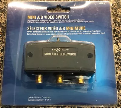  Mini A/b Video Switch Gold Plated By The Source Lot Of 3 • $28.95