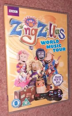 BBC ZingZillas World Music Tour Rare UK DVD David Collier Retro Kids TV • £14.75