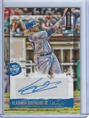 VLADIMIR GUERRERO JR 2020 Panini-Donruss Diamond Kings AUTO SP 90/99 Blue Jays • $42