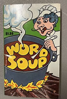 Vintage 1980 Word Soup Puzzle Book School Book Fairs Inc. Unused PB • $7.50