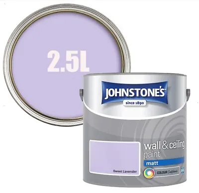 Wall & Ceiling Paint Sweet Lavendar Matt Finish Dry In 1-2 Hours - 2.5L • £25.93