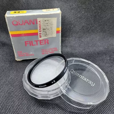 QUANTARAY 52mm Close-up #3 Camera Filter Fully Coated Optical Glass 24-166-1693 • $5.49