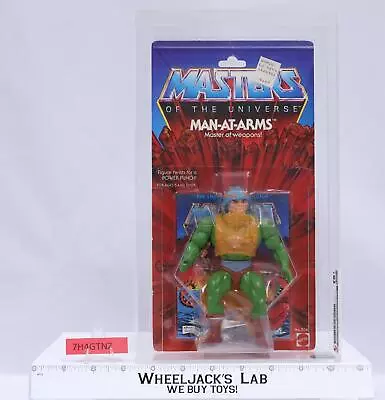 Man-At-Arms CAS GRADED 75+ 75/80/90 He-Man Masters Of The Universe MOTU 8-Back • $4000