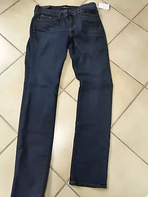 NWT J Brand Jeans Dark Wash Skinny Leg Mid Rise Rail Stretch Jeans Size 29 • $45