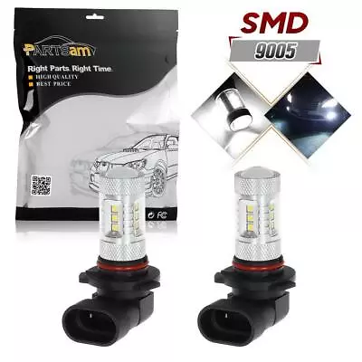 2pcs 9005 HB3 High Power 15W 2323 LED Fog Driving Light Bulbs HID White • $16.08