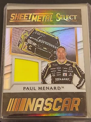 2017 Panini Select Racing Paul Menard Sheet Metal #SM-PM • $3