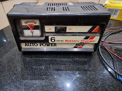 £10 • Buy Vintage 70s 6v And 12v Battery Charger 6 Amp