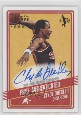 $57.74 • Buy 2021-22 Onyx Vintage Auto Clyde Drexler #VACD Auto HOF