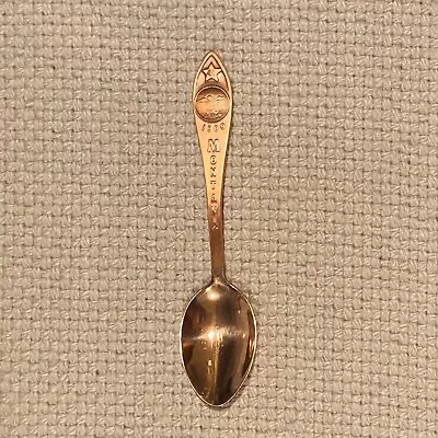 Vintage 4.25  Montana Souvenir Copper Spoon By Copper Bell • $15.99