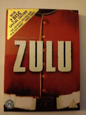 ZULU - MICHAEL CAINE - 2 DISC SPECIAL EDITION. In Great Condition Free Postage  • £3.50