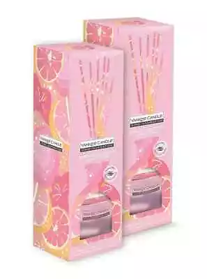 2 X Yankee Candle Home Inspiration Sugared Blossom Reed Diffuser Essential Oils • £19.99