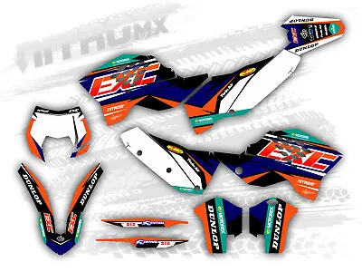 NitroMX Graphic Kit For KTM EXC EXC-F 125 250 300 450 530 2008 2009 2010 2011 • $159.90