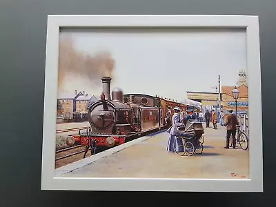Malcolm Root Steam Train Print 'Halstead's Own'  FRAMED • £22