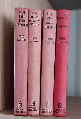 Enid Blyton - Four Famous Five Books Vintage 1950s • £3