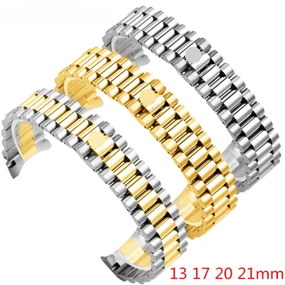 Solid Stainless Steel Watch Band Straps Mens Luxury Bracelet 20 21mm Fit Rolex • £32.88