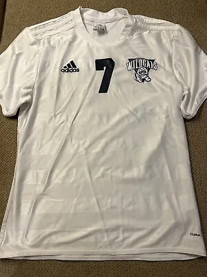 Villanova Wildcats Adidas Soccer Futbol Team Uniform Jersey #7 White Medium • $21