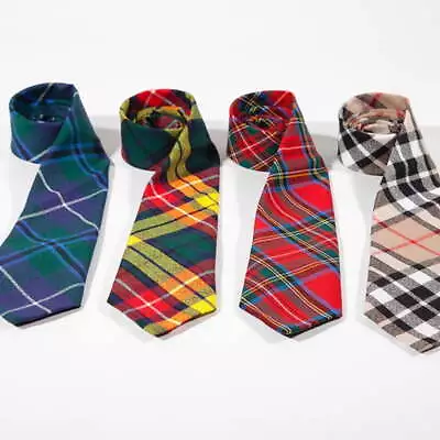 Scottish Neck Tie Tartan Traditional Highlanders Neck Tie Piper Outfit • $27